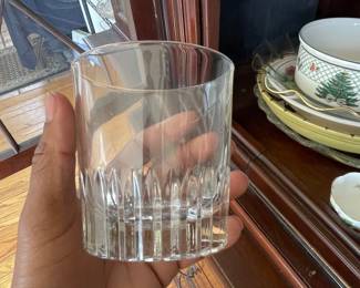 Cut Crystal Tumbler Glass