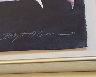 Bridget O'Connor 'Night Blooming Cereus' Watercolor, 1996