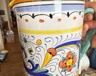 Deruta Bella Ceramica Pitcher