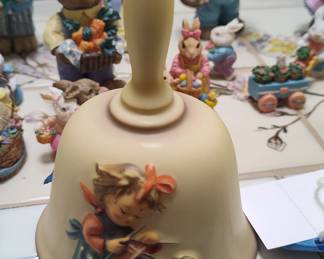 1983 M.I. Hummel "The Sewing Lesson" Bell