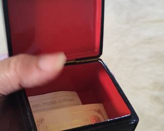 Russian Lacquer Box - Witch on Broomstick