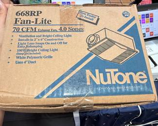 NuTone 668RP Fan-Lite Exhaust Fan with Light
