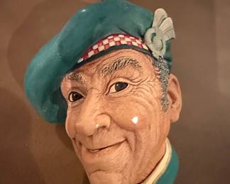 Bossons "Jock" Chalkware Wall Plaque