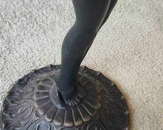 Art Deco Nude Female Figural Lamp Base - Possibly Frankart Style