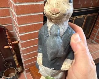 Vintage Fitz and Floyd "Aristotle" Dapper Rabbit Figurine