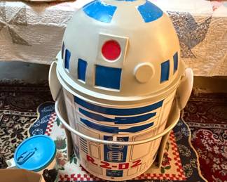 1983 Star Wars R2-D2 "Toy Toter" Rolling Toy Box/Container