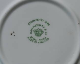 Hammersley & Co. Strawberry Ripe Bone China Saucer