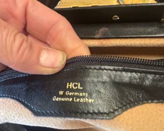HCL Handcrafted Leather Goods Bag