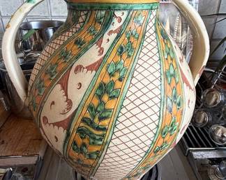 Pisa Italy Hand-Painted Ceramic Jug