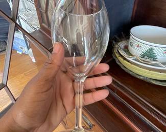 Clear Glass Wine Glass