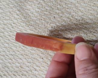 Vintage Octagonal Bakelite Bangle Bracelet