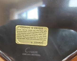 Couroc of Monterey Roadrunner Serving Tray