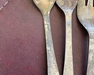 Silver-Plated Cocktail Forks and Spoons Set - Angora Silver Plate Co.