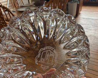 Crystal Bowl with Monogram