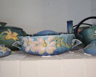 Roseville Pottery Zephyr Lily Jardiniere