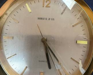 Shreve & Co. Quartz Mantel Clock