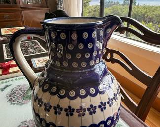 Boleslawiec Ceramic Pitcher