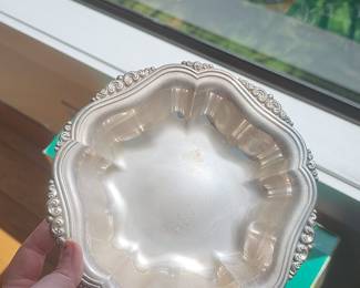 Silver Plated Footed Bowl