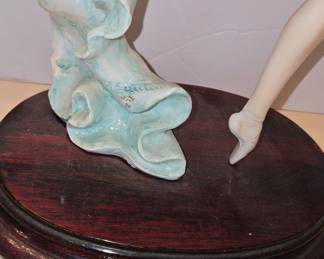 A. Santini "Ballerina with Scarf" Porcelain Figurine