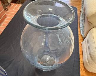 Large Blown Glass Vase