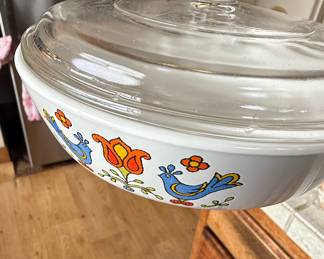 Corning Ware "Country Festival" Casserole Dish with Lid