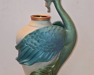 Peacock Vase by Bonnie Belt