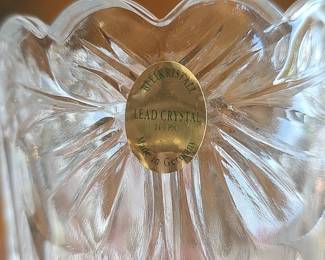 24% Lead Crystal Vase Made in Germany
