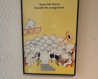 Gerard Hoffnung "Music Hath Charms" Print