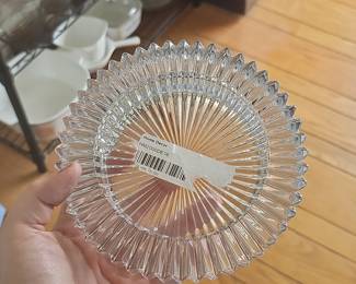 Mikasa "Diamond Fire" Crystal Relish Tray