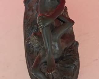 Bronze Sculpture of "Lesbian Love" by J.M. Lambeaux