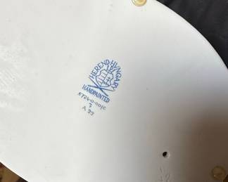 Herend Porcelain Nude with Mirror Figurine, Model 5724