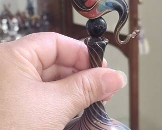 Hand Blown Glass Dragon Figurine