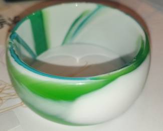 Marbled Resin Bangle Bracelet