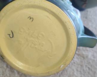 Rookwood Pottery Iris Pattern Basket Vase