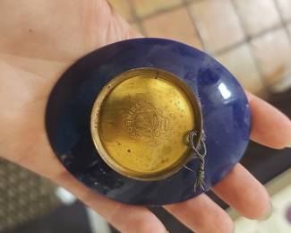 Steinbock "Folk Art Bird" Enameled Dish