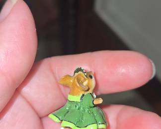 Wee Forest Folk M-255 Hattie "Irish Dancer" Mouse Figurine