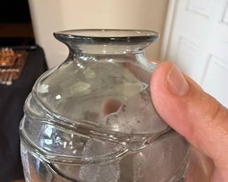 Signed "Maitland" Art Glass Vase