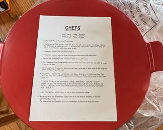 Chefs Flameproof Pizza Stone