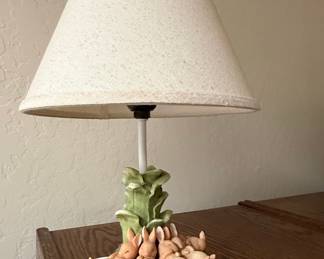 Beatrix Potter "The Tale of Peter Rabbit" Sleeping Bunnies Lamp