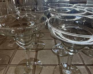 Glass Margarita Glasses