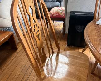 Oak Windsor Style Spindle Back Dining Chair