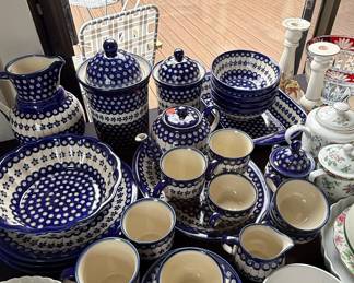 Boleslawiec Pottery Tea Set