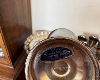 Reed & Barton "Jamestown" Silver Plate Wine Goblets (Set of 6)