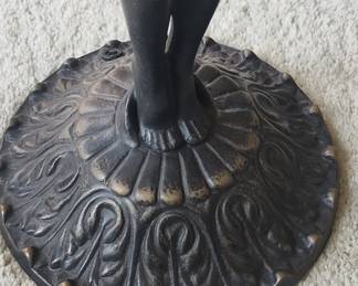 Art Nouveau Figural Candlestick Holder - Nude Female