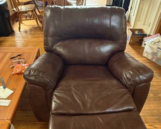 Brown Leather Recliner