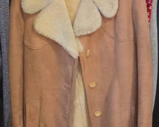 Vintage London Fog Lambskin Shearling Coat