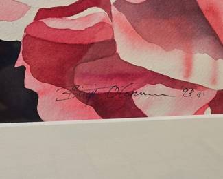 Brigitte O'Connor "Pink Peonies" Watercolor Print