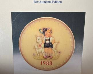 Goebel "Annual Plate 1988" M.I. Hummel Figurine