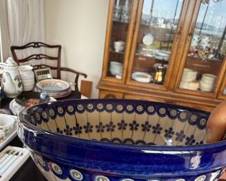Polish Pottery Serving Bowl