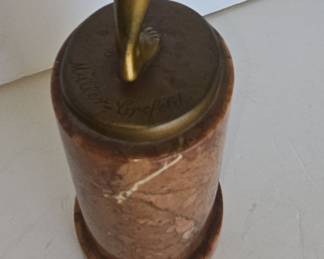 Art Deco Bronze Dancer Sculpture by Adolf Müller-Krefeld on Marble Base